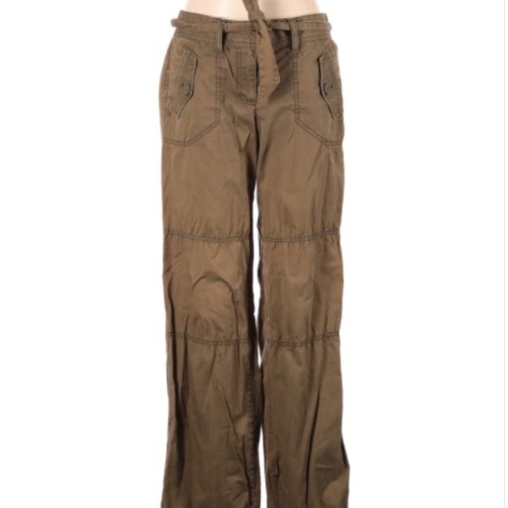 Ann Taylor LOFT Boho/Cargo Cotton Khakis Size 6